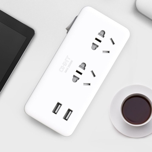Chint wireless conversion strip one to two with switch with USB one to three multi-hole five-hole power strip 10A