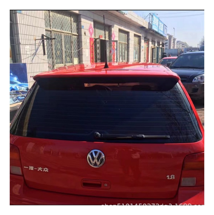 Applicable to 04-08 Volkswagen Golf 4 Tail Height 4 Modified Top Wing GOLF4 Punch-Free Decorative Fixed Wing