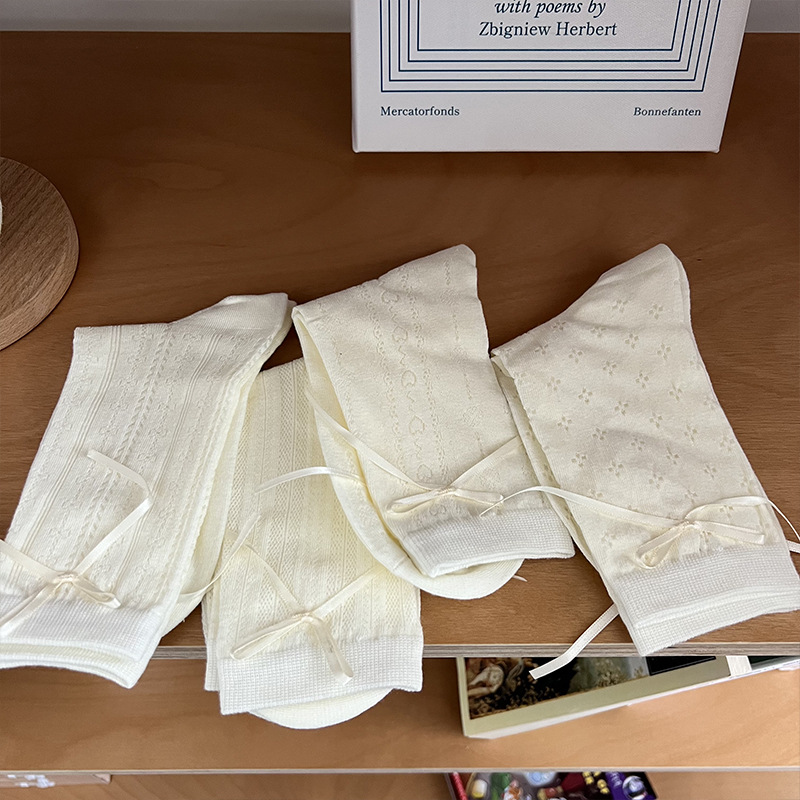 Summer brand socks with bow