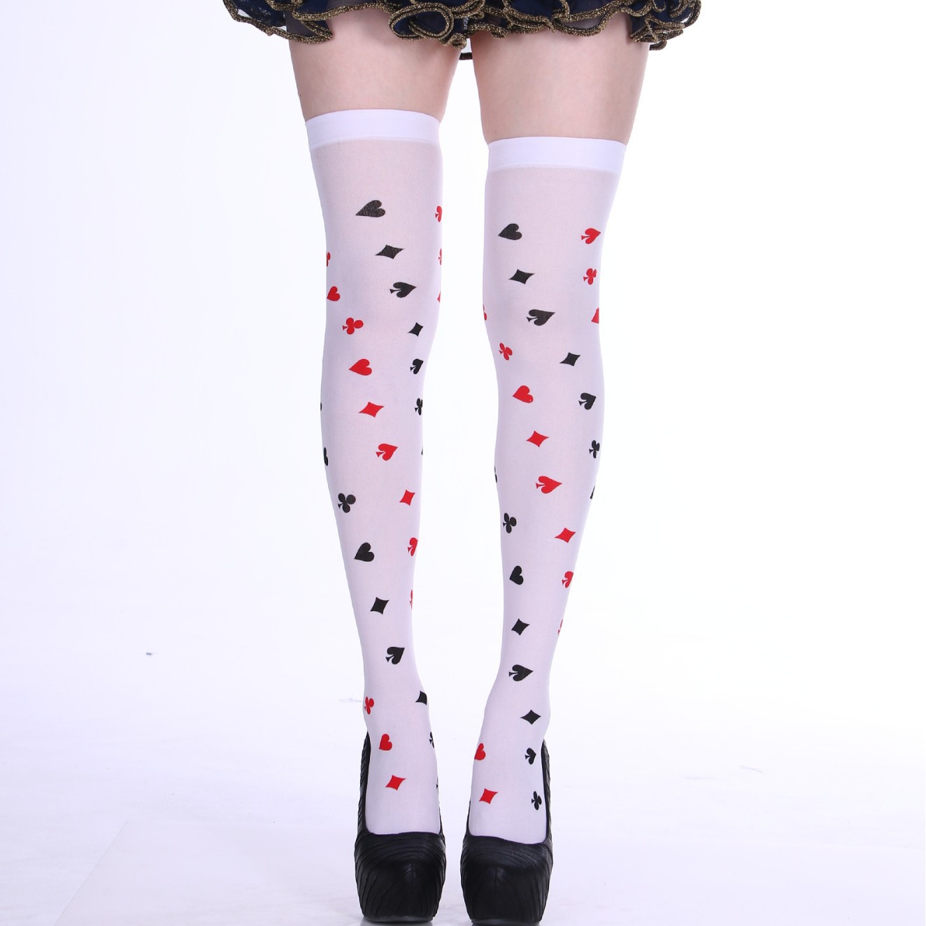 Los fabricantes suministran las medias del Festival del partido de Halloween Festival visten accesorios de ropa calcetines sobre la rodilla calcetines de sangre calcetines de enfermera