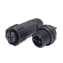 M16植物生长灯防水防尘接头连接器 3芯20A输入输出线对板利路通