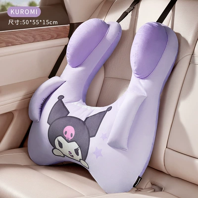 Sanrio Children's Pillow Car Headrest - upgraded-model-car-pillow-for-children-and-adults-universal-u-shaped-pillow-kuromi