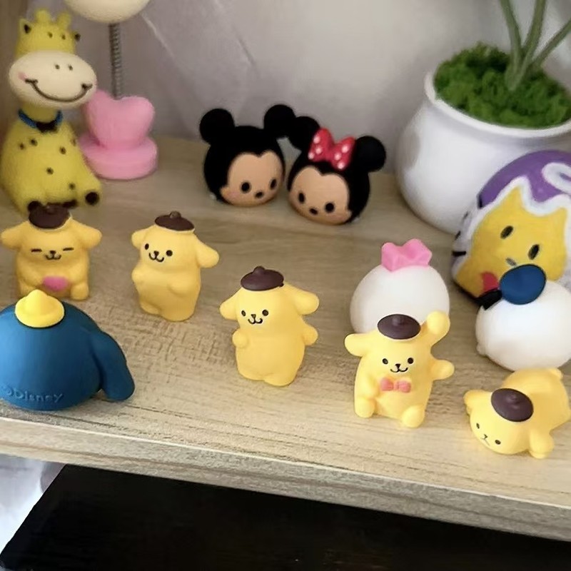 樹脂立体漫画子犬下駄クリーム接着剤 DIY 車の装飾品ヘアピンヘアロープアクセサリー|undefined