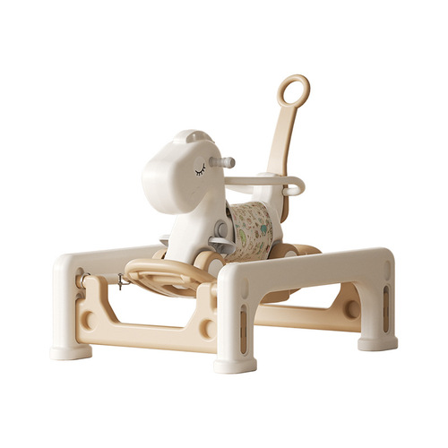 Leyingfang Kids Rocking Horse Baby Rocking Horse 2-in-1 Birthday Gift Toy Baby Anti-Fall Wooden Horse