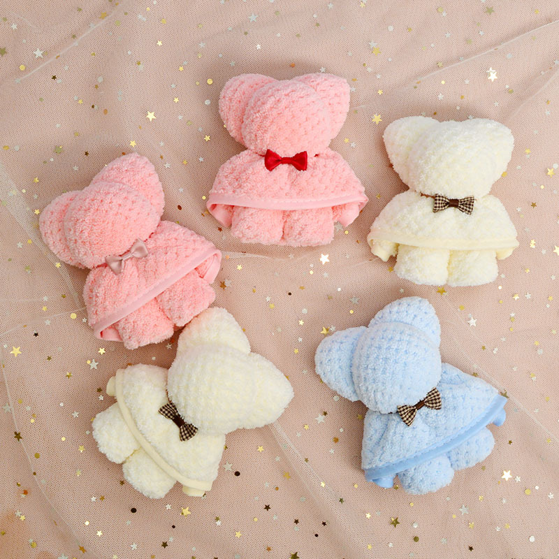 Small Bear Towel Gift Set Wedding Candy Marriage Celebration Supplies Children Teacher Mid-Autumn Festival Gift Wholesale
