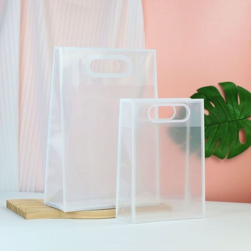 Bolsa de mano PP Bolsa de regalo de red Bolsa de mano transparente de PVC Bolsa de papel Bolsa de caja de plástico Bolsa de regalo de mano de plástico