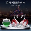 Crystal swan car ornaments goddess net red car accessories creative decorations car perfume holder wholesale