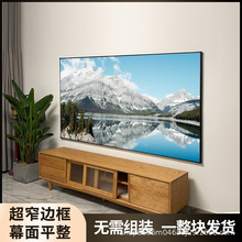 一体幕无需组装窄边画框幕布家用抗光幕布100寸白软黑晶投影仪幕