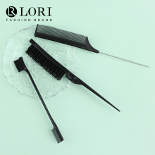 三件套打毛梳套装美发工具批发彩妆化妆眉梳尖尾盘发梳蓬松造型梳