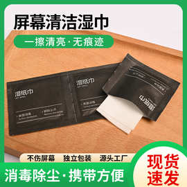 擦屏湿纸巾批发一次性消毒清洁湿巾电脑数码相机手机清洁去污湿巾