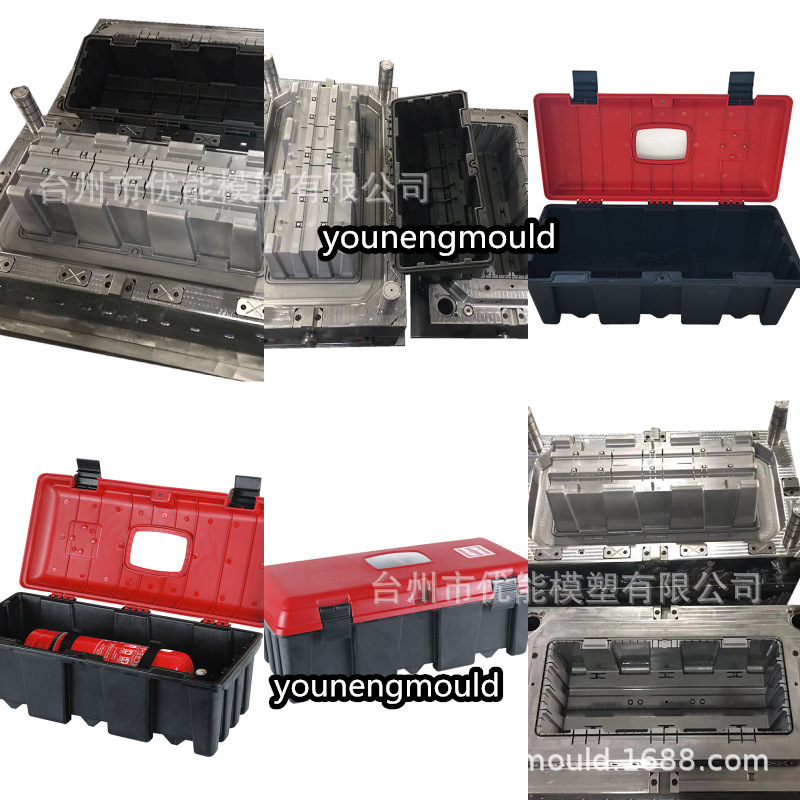 Customized Hot Runner Plastic Crate Injection Mould Plastic Industrial Pallet Box Trash Bin Injection Mould