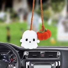 羳Pumpkin and Ghost Car Pendantf}С`