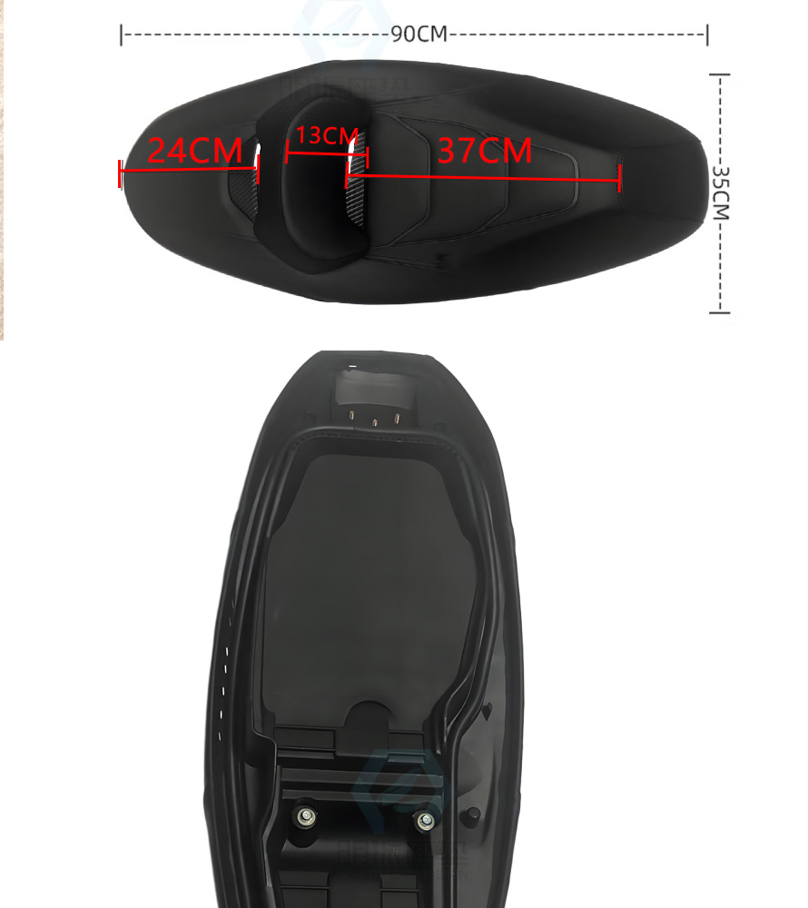 Haojue Uhr/Ufr Lowered Seat Cushion Assembly with Backrest Bag New Comfortable Motorcycle Modified Waterproof Seat Cushion