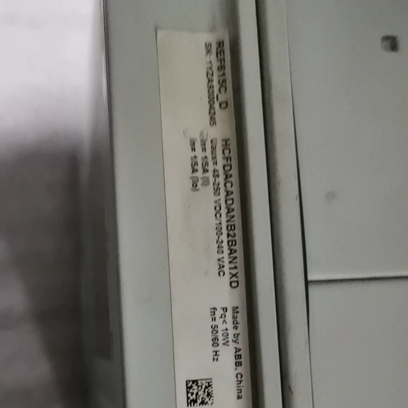 ABB Control operation panel REF615C-D HCFDACADANB2BAN1XD bargaining