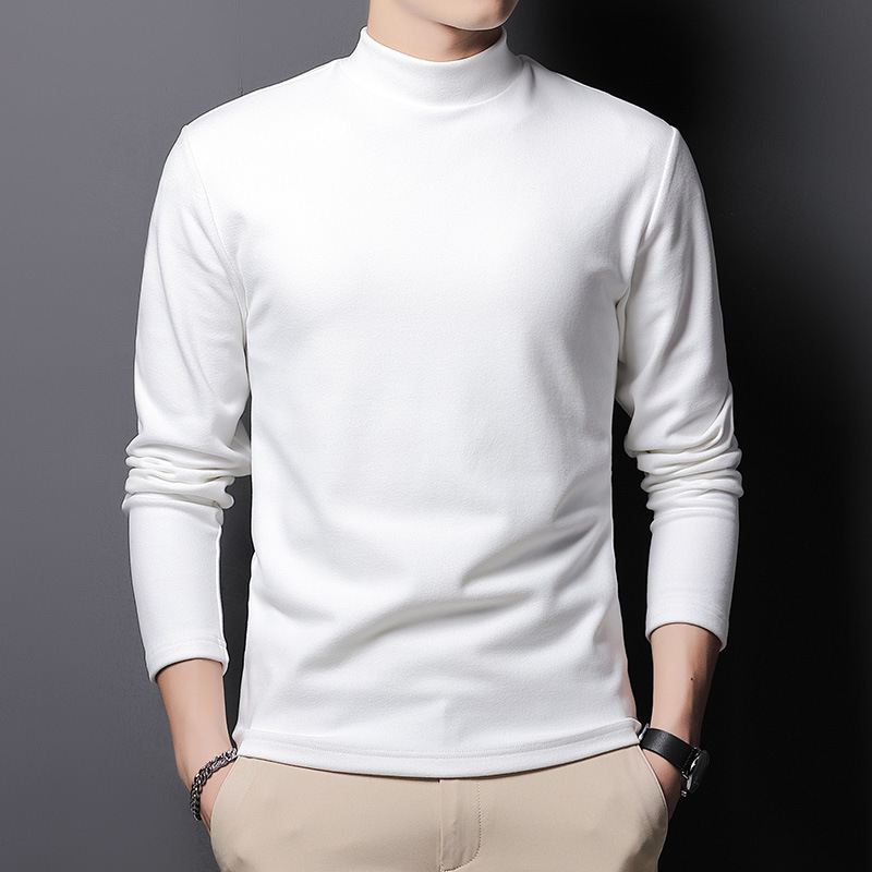 SMR22 화이트(중칼라-양면벨벳)