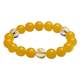 Natural yellow agate bracelet twelve Zodiac three-in-one men's and women's bracelet agate Buddha beads five elements soil filling jewelry gift
