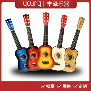 21寸23寸25寸小吉他工厂跨境初学六弦吉他椴木厂家生产批发现货