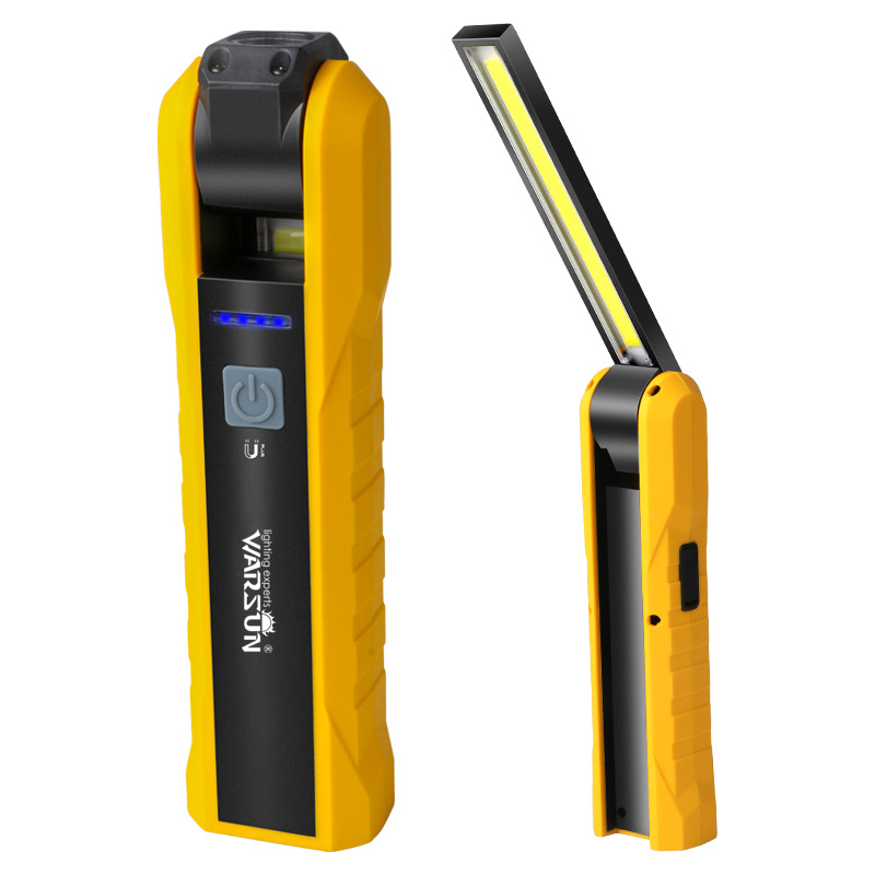 Linterna de trabajo Wolsun X303: potente linterna LED magnética para reparación de automóviles, superbrillante, con función de carga