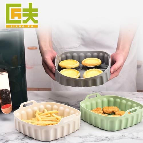Manufacturer Creative Air Fryer Silicone Baking Pan Air Fryer Silicone Pot Air Fryer Mat Wholesale