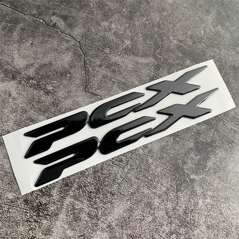 검정색 PCX 자동차 로고 쌍