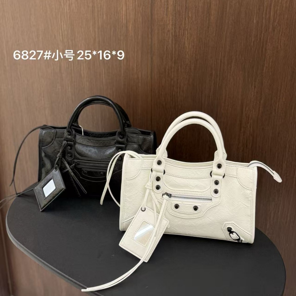 Trendy Motorcycle Style Women's Hot Girl High-Texture Large Capacity Handheld Tote Pillow Bag Retro Shoulder Crossbody Bag - Thumbnail 3