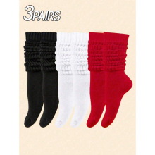 H 23876 Fleece slouch calf socks ëȦ�Ѷ�С����羳����