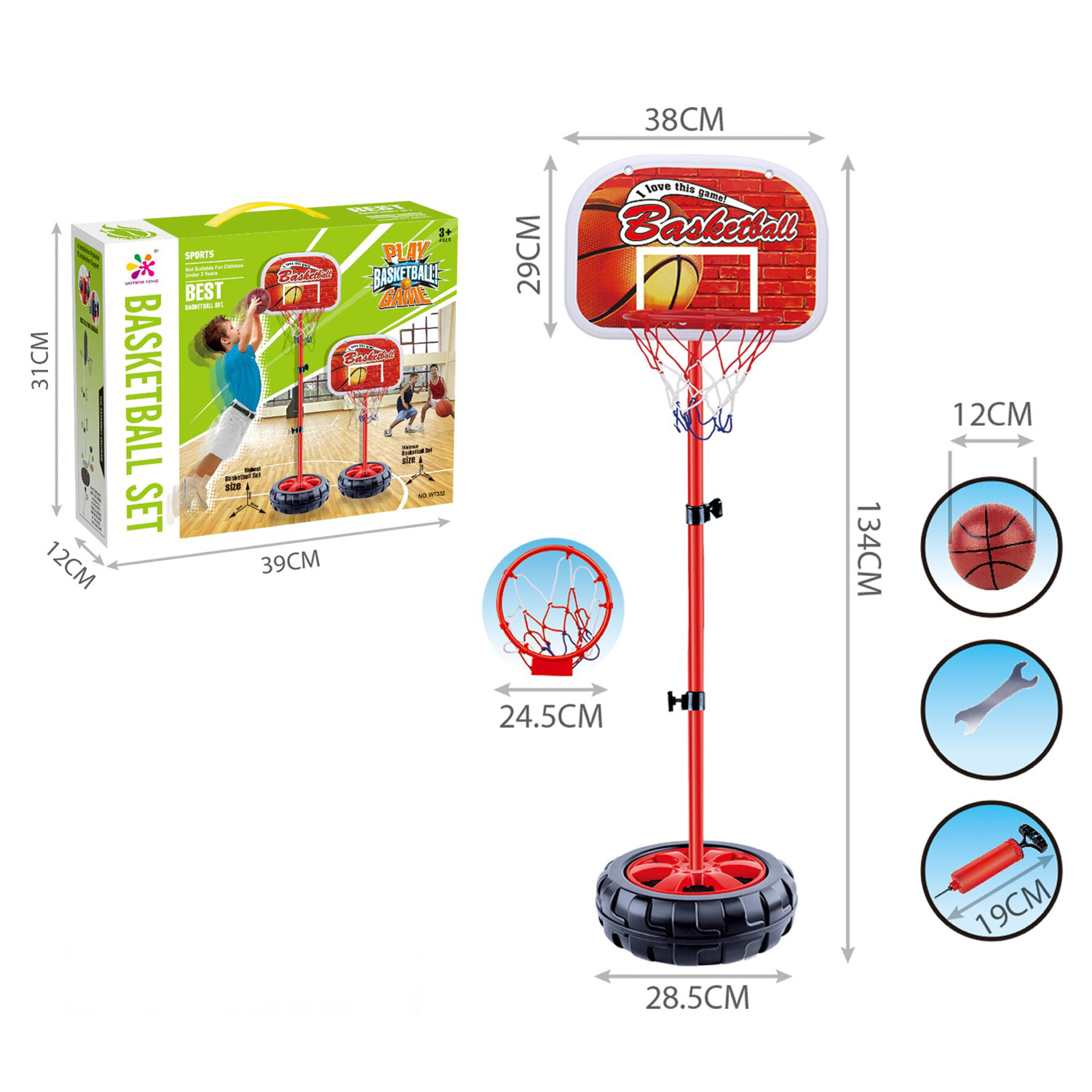 Soporte de baloncesto para niños entrenamiento baloncesto interior móvil baloncesto marco deportivo Niño anotando juguete de la máquina de tiro