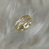 One size brand ring, silver 925 sample, internet celebrity, on index finger