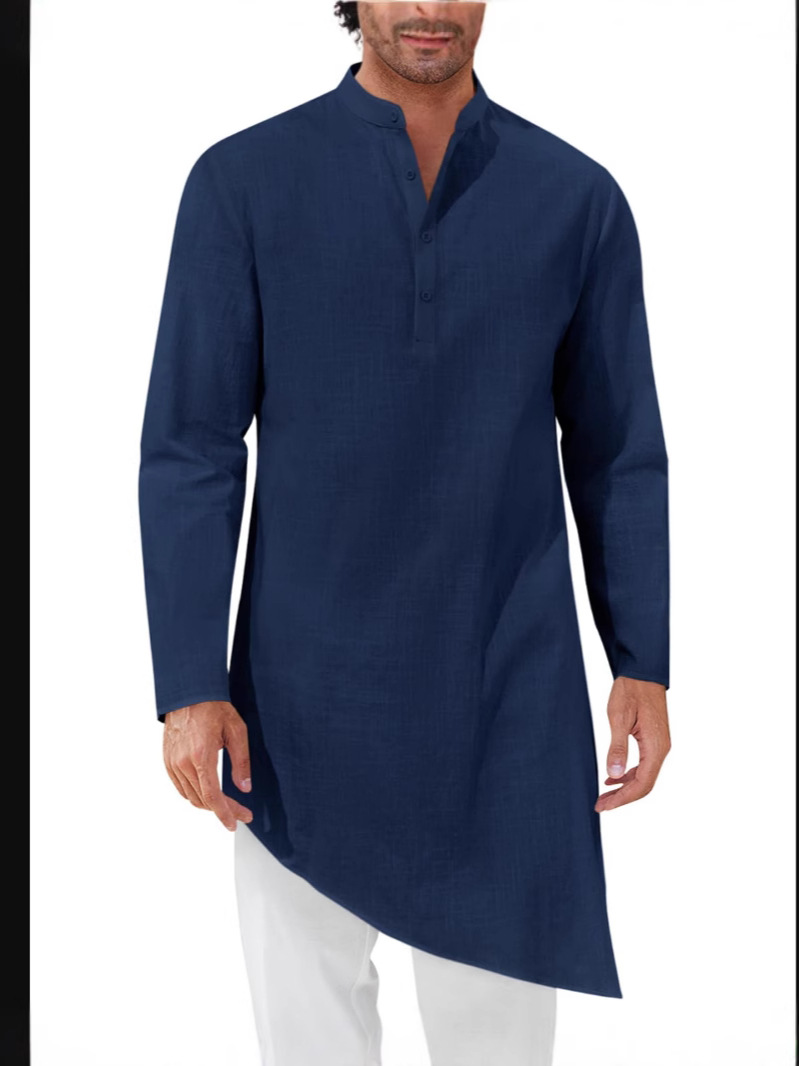 Fashionable long shirt, (Cross-border trading), Aliexpress