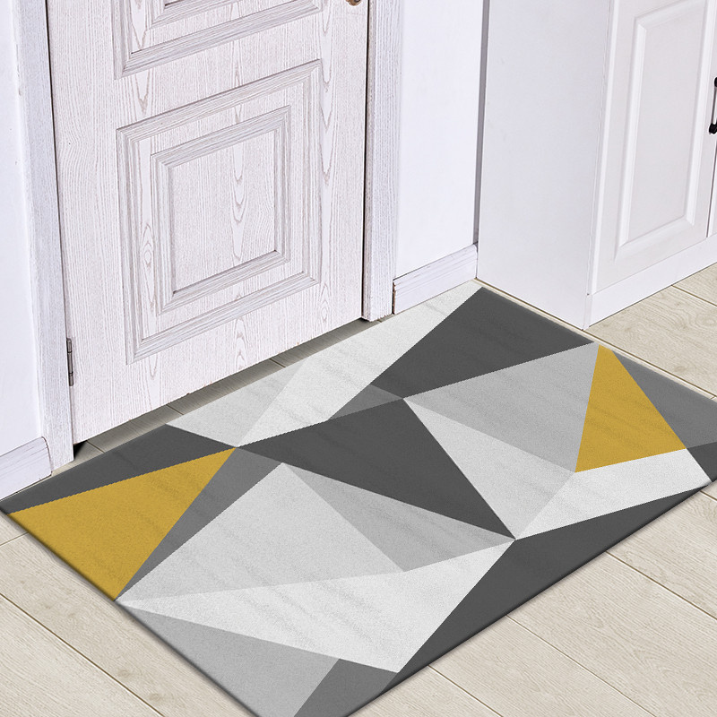 簡約進門地墊入戶門防滑地毯衛生間吸水腳墊客廳沙發墊臥室床邊毯