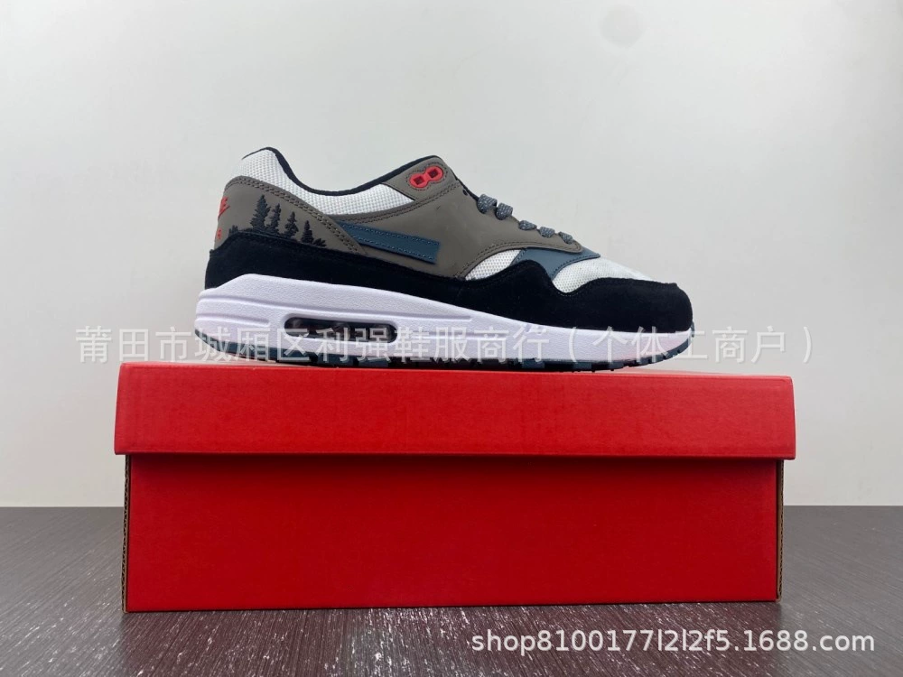 Чистый оригинальный TS x Air Max 1 световые ядра Радуга желтый крюк хаки высококачественная иностранная торговая обувь