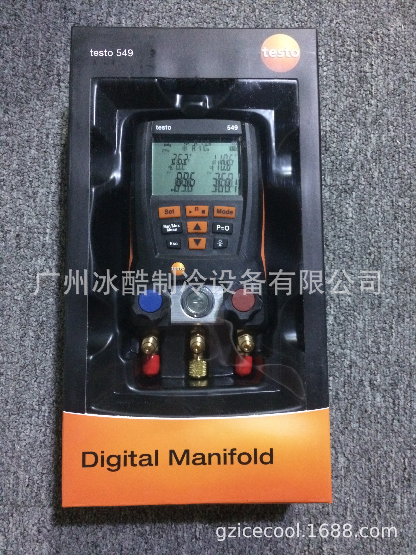 Testo 549 德图基础级电子冷媒表空调压力表汽车加氟表冷媒压力表