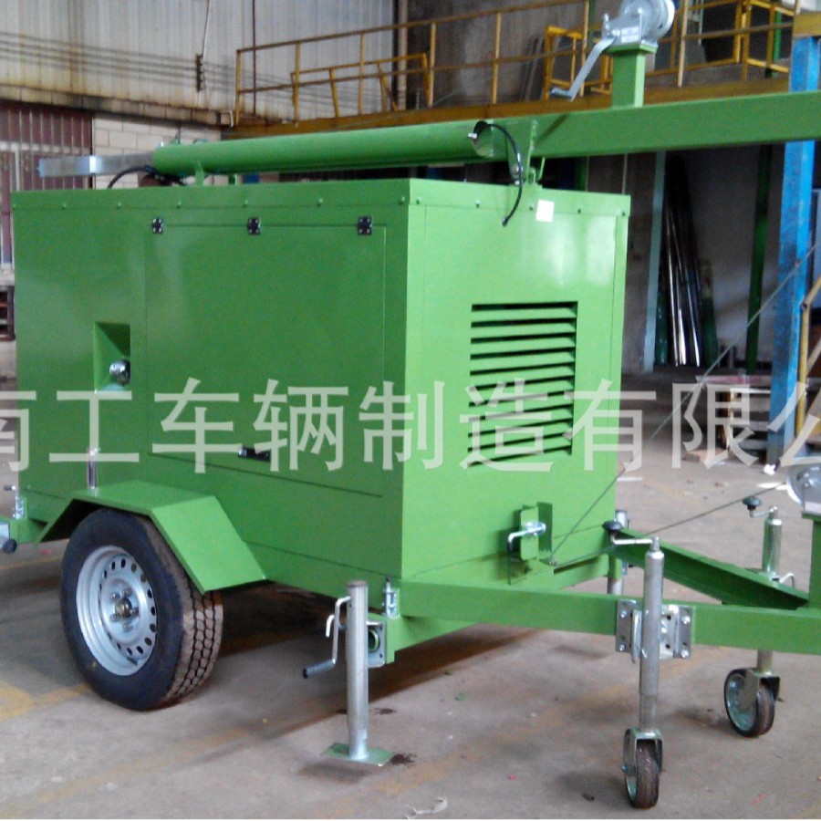 厂家直销拖挂式拖车底盘 静音车厢移动柴油发电机组工具拖车