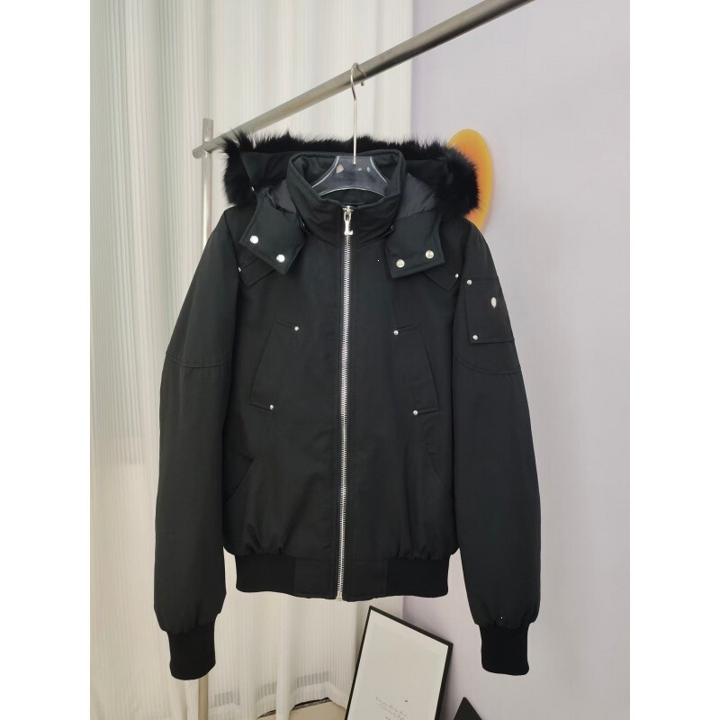 02 # Men Moose Down Hooded Jacket Fox Fur Collar 02 Scissor Down Jacket 02 # Men Moose Down Hooded Jacket Fox Fur Collar 02 Scissor Down Jacket