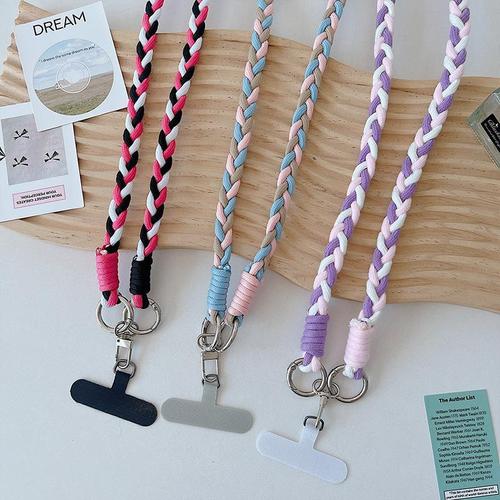 Mobile phone lanyard cross-body style can be carried on the shoulder, pendant, three-color new multi-functional sports outdoor universal adjustable