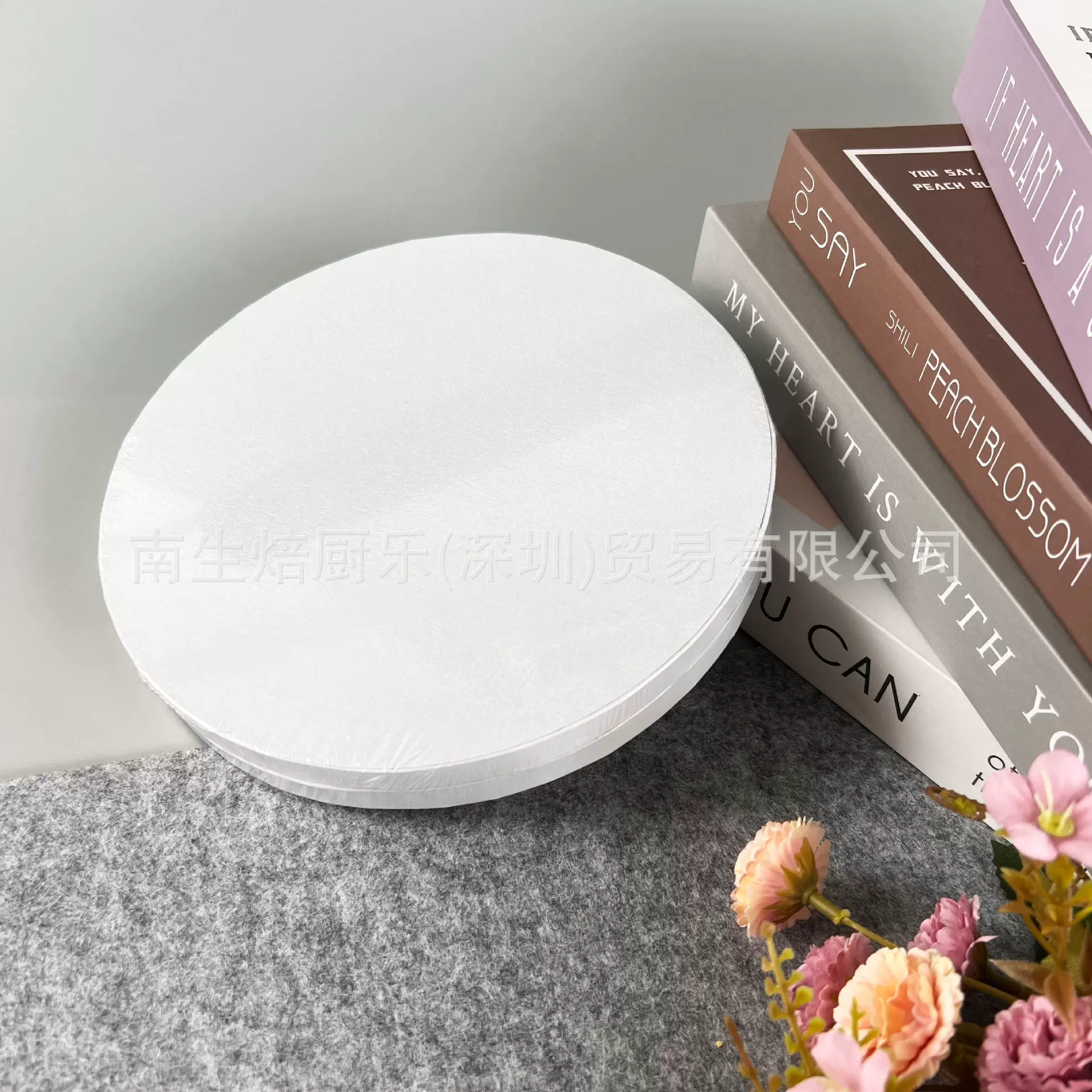 烘焙用品12mm加厚圆形纸板慕斯蛋糕托生日蛋糕底托Cake boards