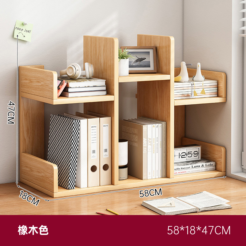 Estante de escritorio, escritorio de almacenamiento, estante de almacenamiento, estante de escritorio, estante de escritorio pequeño, dormitorio de oficina, estante simple multicapa