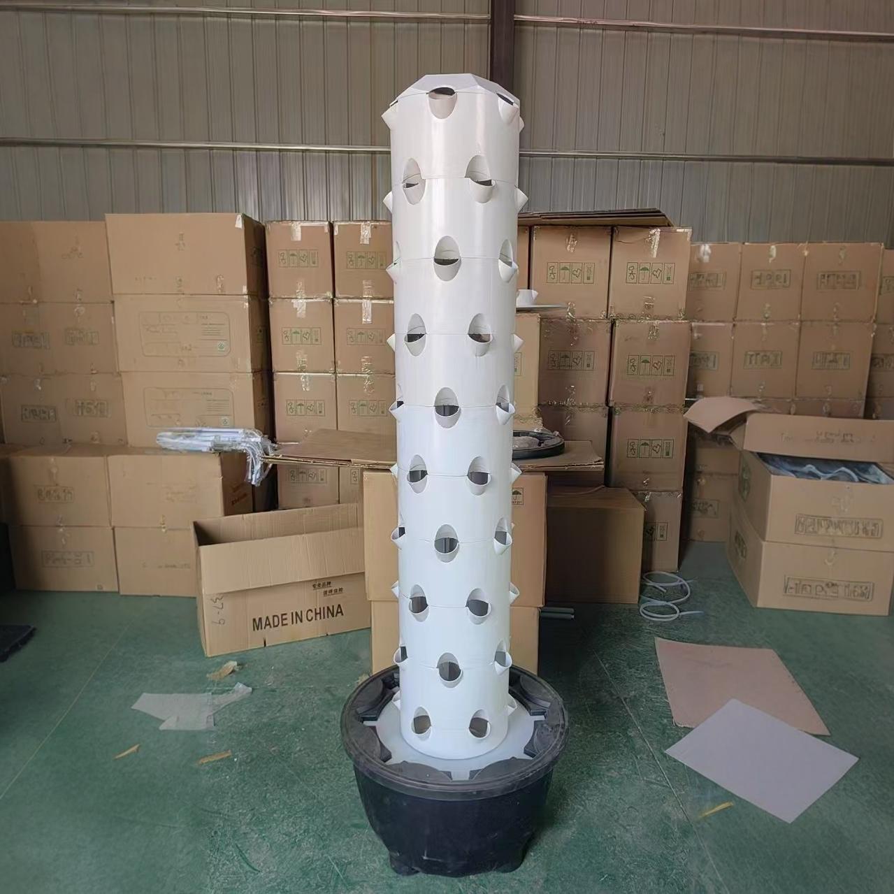 Torre de plantación hidropónica, tanque de cultivo sin suelo, tanque hidropónico, instalaciones de plantación de invernadero, marco de plantación de cultivo tridimensional