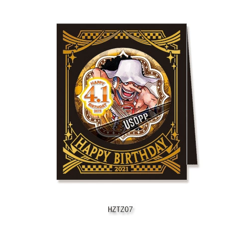 Бейдж дня рождения Comic Factory ONE PIECE Лuffy Zoro Chopper Sanji Nami стойка для бейджей на день рождения
