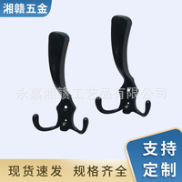 Móc quần áo hợp kim kẽm móc đơn móc quần áo Móc treo tủ quần áo móc treo tường móc đơn móc treo tường Móc Đôi