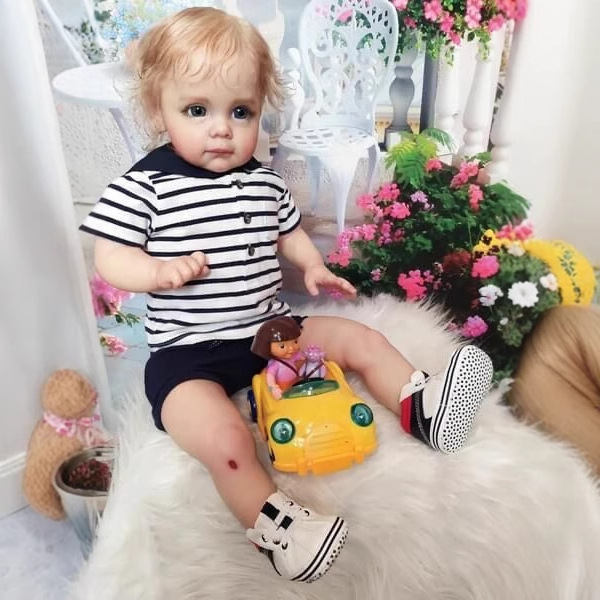 Muñeco Bebé Reborn Realista Maggi Boy de Vinilo para Niños