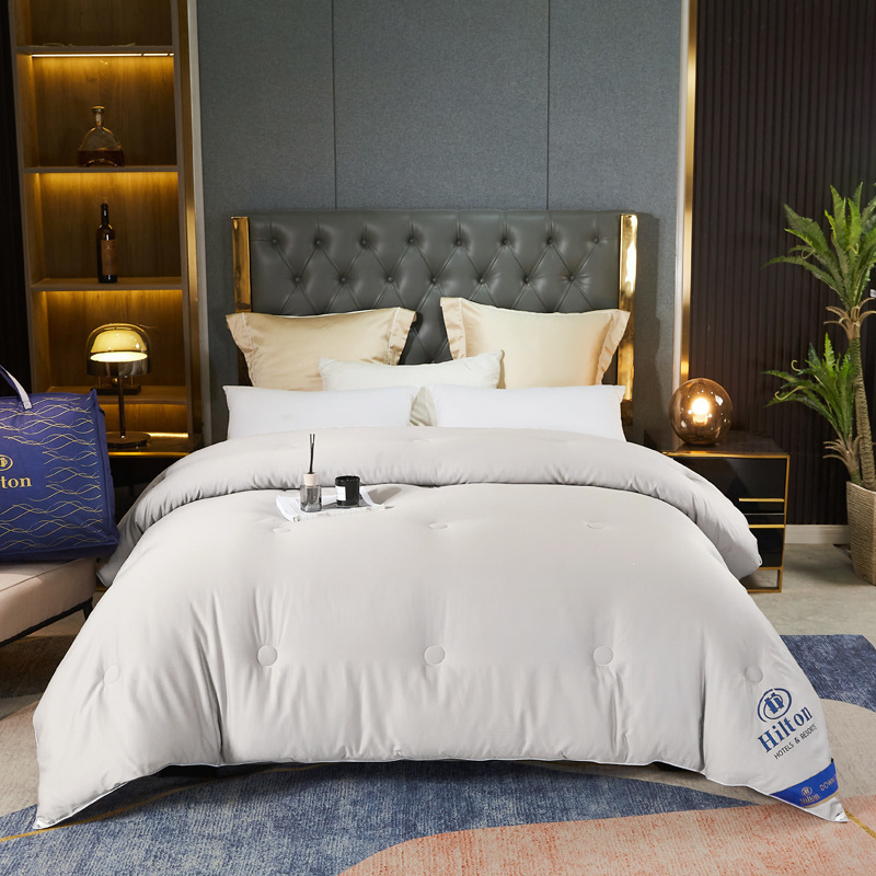 工場直販 ヒルトン級ホテル羽毛布団 春秋用布団 ホテル仕様グースダウン布団 中綿団体購入 ギフト布団