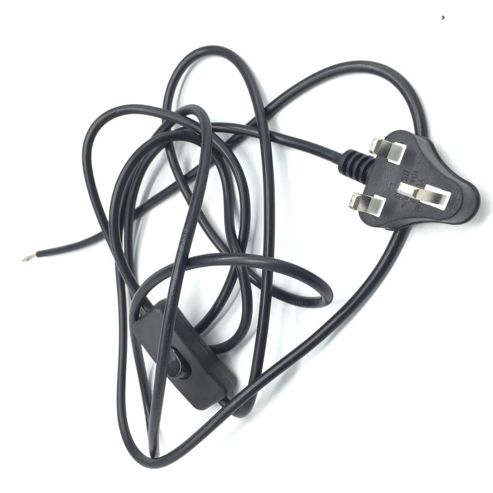 供应英式电源线英国组装插头插座30开关电源线插头分体一体插头