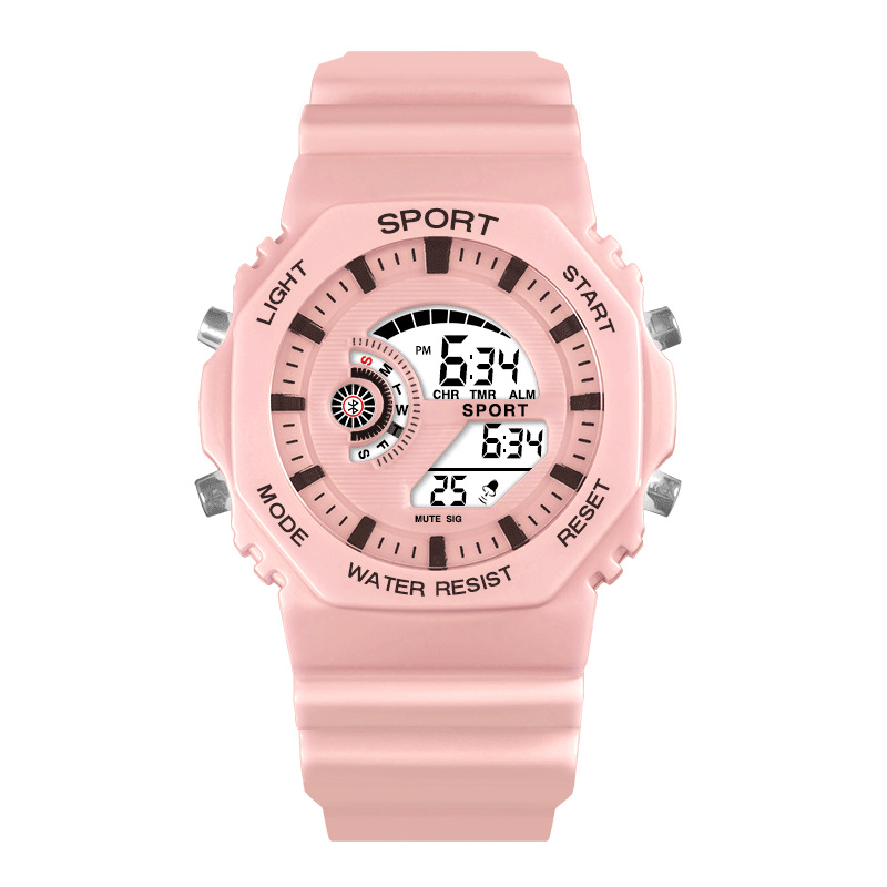 Estudiante de moda multi-función luminosa alarma reloj electrónico reloj hombres y mujeres moda deportes al aire libre reloj electrónico fábrica al por mayor