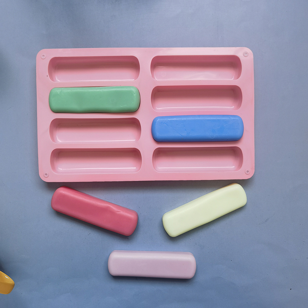 8 galletas de dedo 408 pastel de chocolate molde de silicona molde de jalea torta molde de pan herramientas de horneado