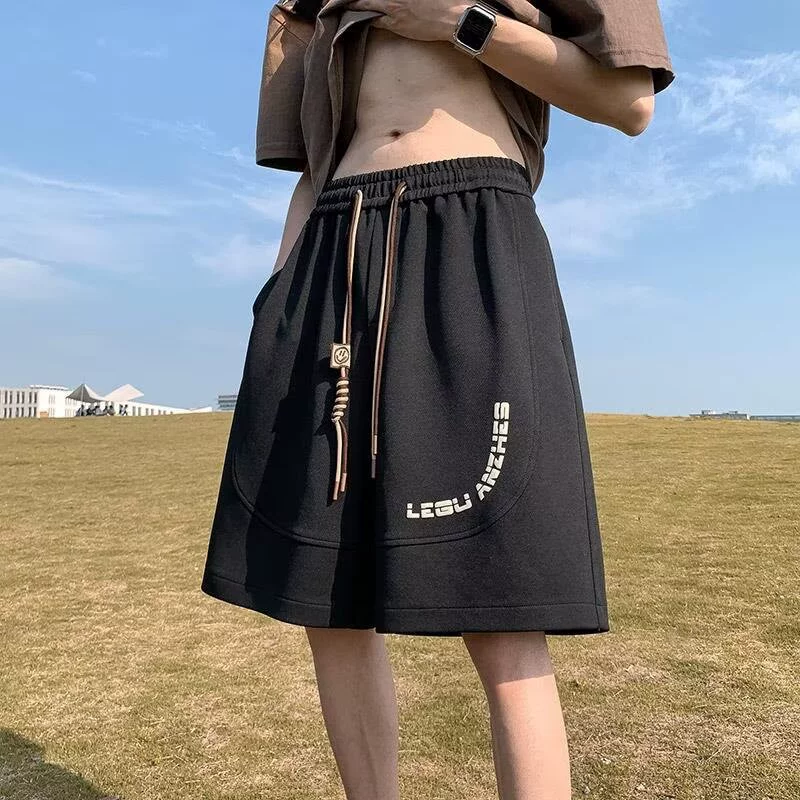 Летние мужские шорты больших размеров, свободные, в стиле хип-хоп, спортивные, баскетбольные, 5-карманные.