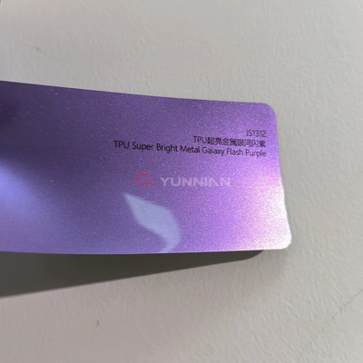 Auto Color Change Film — cross-border direct sales, factory wholesale - tpu-ultra-bright-metallic-galaxy-flash-purple-15215m