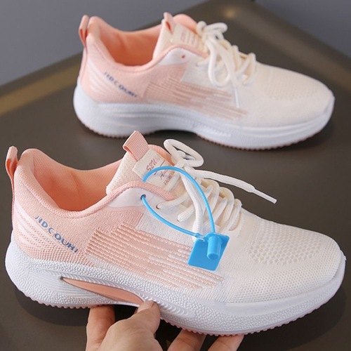 2025 Women's Spring and Autumn Flyknit Casual Running Shoes Breathable Lightweight Durable Student Trendy Dropshipping