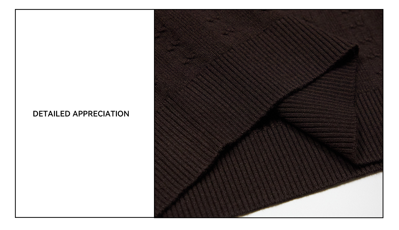 UNF Cable-Knit Polo Sweater