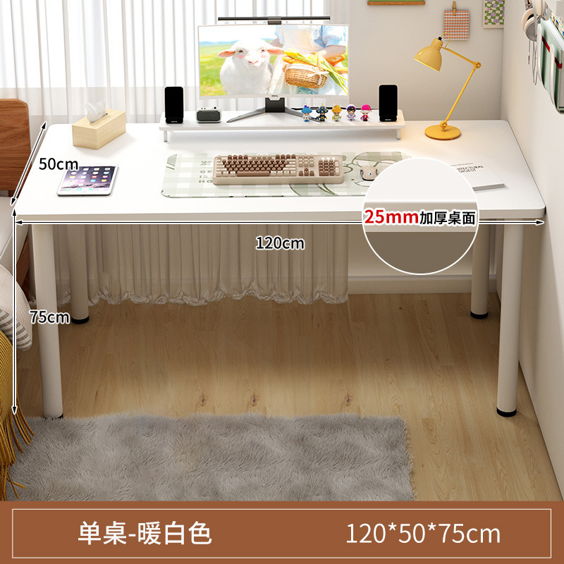 Escritorio Dormitorio de niña con cajón Escritorio de estudio de maquillaje simple para el hogar del estudiante Escritorio de computadora de oficina de alquiler